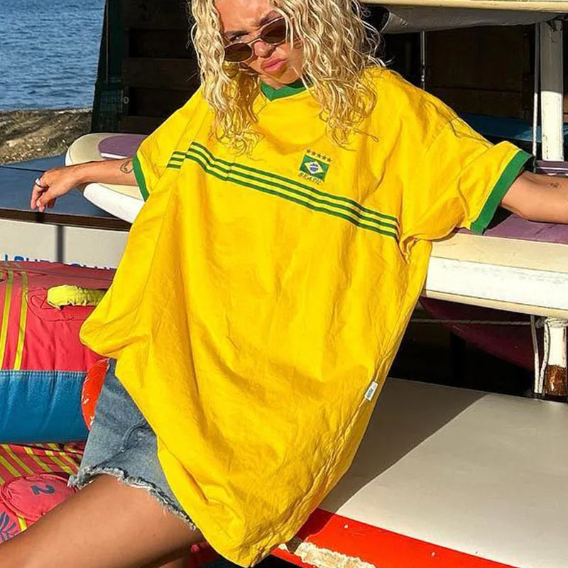 T-shirt Brazil Streetwear Aesthetics